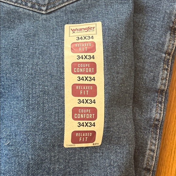 Wrangler Fleeced Lined Jeans 34-34 | Relaxed Fit 34-34 NWT - Picture 3 of 6